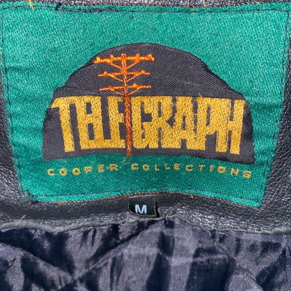 Vintage heavy leather jacket - Picture 3 of 4